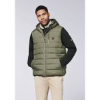 CHIEMSEE Herren Weste Padded Vest, Regular Fit, Größe L in Grau