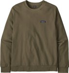 Patagonia - Sweat décontracté en coton biologique - M's Daily Crew Basin Green