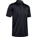 UNDER ARMOUR Herren Kurzarm Tech Polo, Größe L in Schwarz