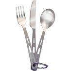 Optimus Titanium Besteck Set 3-teilig  Campingbesteck grau Größe ONE SIZE Camp