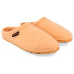 Haflinger - Walktoffel Striped - Hüttenschuhe 43 beige
