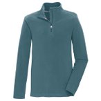 killtec - Boy's Ksw 139 Fleece Shirt - Fleecepullover Gr 128 türkis/blau