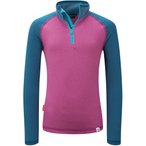 Trollkids Rauland Half Zip  Kinder  Longsleeves pink Größe 116 Trekking  Elast