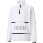 PUMA Herren Jacke TRAIN GRAPHIC 1/2 ZIP, Größe S in Weiß