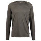 Heber Peak - MerinoCool165 EvergreenHe. L/S - Merinoshirt Gr 3XL grau