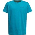 La Sportiva Boulder  Kinder  T-Shirts blau Größe 128 Bouldern | Lifestyle Atmu