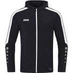 JAKO Kinder Kapuzensweat Kapuzenjacke Power, Größe 140 in Schwarz