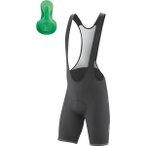 GONSO Herren Latzhose SITIVO BIB He-Radshort-bib, Größe S in Schwarz