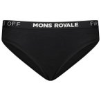 Mons Royale - Women's Folo Merino Briefs - Merinounterwäsche Gr XS schwarz