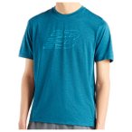 New Balance - RC Essential Graphic T-Shirt V2 - Laufshirt Gr L blau