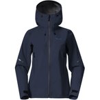 Bergans Rabot Allround 3L Shell  Damen  Regenjacke blau Größe M Trekking  Elas