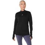 ASICS Damen T-Shirt ROAD WINTER SEAMLESS LS TOP, Größe L in Schwarz