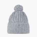 Buff Knitted Beanie Nerla ( Grau one size)