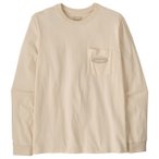 Patagonia - L/S MW '95 Oval Logo Pocket Tee - Longsleeve Gr XS beige
