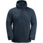 JACK WOLFSKIN Herren Doppeljacke TAUBENBERG 3IN1 JKT M, Größe L in Blau