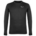 Salewa - Puez Melange Dry L/S Tee - Funktionsshirt Gr S schwarz