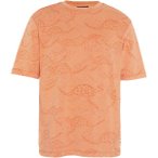 CHIEMSEE T-Shirt mit Allover-Print und großem Retro-Rückenprint, Größe S in 