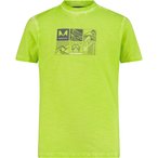 CMP Boys Print  Kinder  T-Shirts gruen Größe 116 Lifestyle  Hautfreundlich
