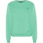 CHIEMSEE Sweatshirt mit tonalem Logo, Größe 134/140 in Grün