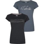 LACD Damen Miracle + Bellavista T-Shirt Bundle (Größe M, grau)