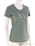 CMP Piqué Print Damen T-Shirt-Grün-36