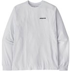 Patagonia P-6 Logo Responsibili  Herren  Longsleeves weiss Größe XL Trekking  