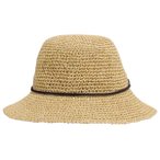 P.A.C. - Lilen Bucket Straw Hat - Hut Gr S/M beige