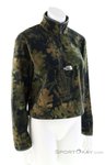 The North Face Novelty Logo Glacier 1/4 Zip Damen Sweater-Oliv-Dunkelgrün-L