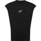 PLEIN SPORT Kapuzen-Tanktop, Größe 3XL in Schwarz