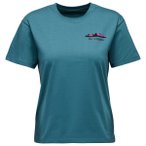 Black Diamond - Women's Mountainscape S/S Tee - T-Shirt Gr XS türkis