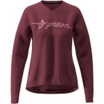 Zimtstern Damen EcoFlowz Ls Trikot (Größe XS, windsor wine-french navy)
