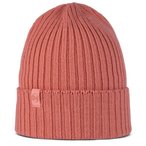 Buff Knitted Hat Strickmütze, norval crimson
