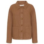 KnowledgeCotton Apparel - Women's Regular Linen Overshirt - Freizeitjacke Gr S b