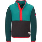 Trollkids Flekkefjord Half Zip  Kinder  Pullover black-dark cyan Größe 176 Tre
