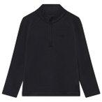 Color Kids - Kid's Fleece Pulli Stretch - Fleecepullover Gr 92 schwarz