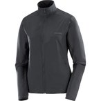 Salomon Essential Lightwarm Hybrid  Damen  Fleecejacke grau Größe S Trekking  