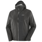 Salomon - Bonatti Waterproof Jacket - Laufjacke Gr L grau