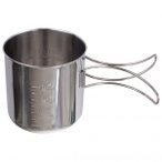 Basic Nature - Edelstahlbecher Space Safer - Tasse Gr 0,6 l grau