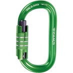Camp Oval XL 3lock Karabiner  Klettersteigkarabiner gruen Größe One Size Trekk