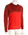 Endura Core Printed L/S Herren Bikeshirt-Rot-S