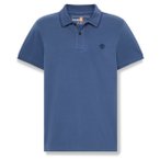 Timberland - Millers River Printed Neck S/S Polo - Polo-Shirt Gr XXL blau