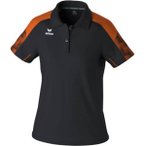 ERIMA Damen Polo EVO STAR poloshirt function, Größe 38 in Schwarz