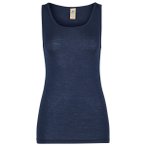 Engel - Women's Trägerhemd - Merinounterwäsche Gr 42/44 blau