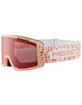 Head - Skibrille - Contex Yuki Red Peach  - Größe S - schwarz