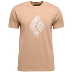 Black Diamond - Engineered Diamond S/S Tee - T-Shirt Gr M beige