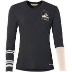 VAUDE Damen Unterhemd Wo Monviso Wool LS T-Shirt, Größe 38 in Schwarz