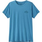 Patagonia Cap Cool Daily Cloud Crag  Damen  T-Shirts blau Größe L Trekking  At