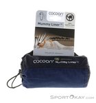 Cocoon Mummy Liner Baumwoll Schlafsack-Dunkel-Blau-One Size