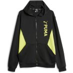 PUMA Herren Kapuzensweat Puma Fit Double Knit FZ Ho, Größe XXL in Schwarz