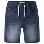 Name it - Kid's Ryan Jogger Denim L Shorts - Shorts Gr 92 blau